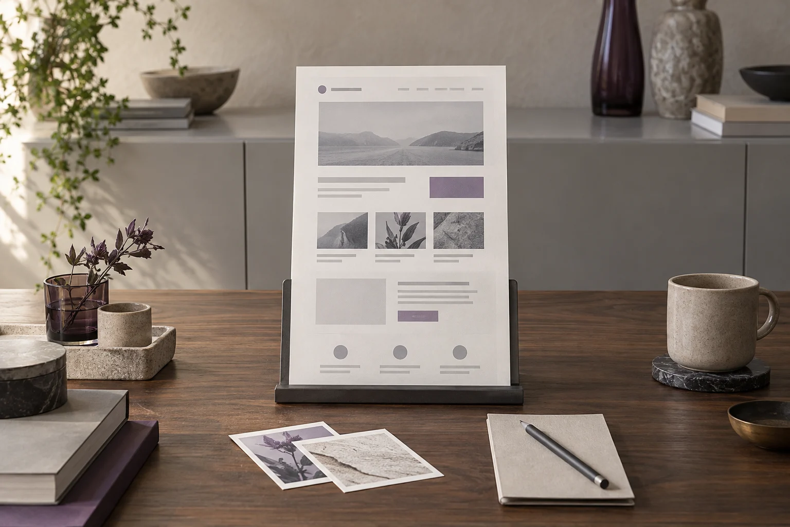 Hatay Neden Biz sayfası için, web sitesi bölümlerinin kartlarla planlandığı temsili çalışma alanı.